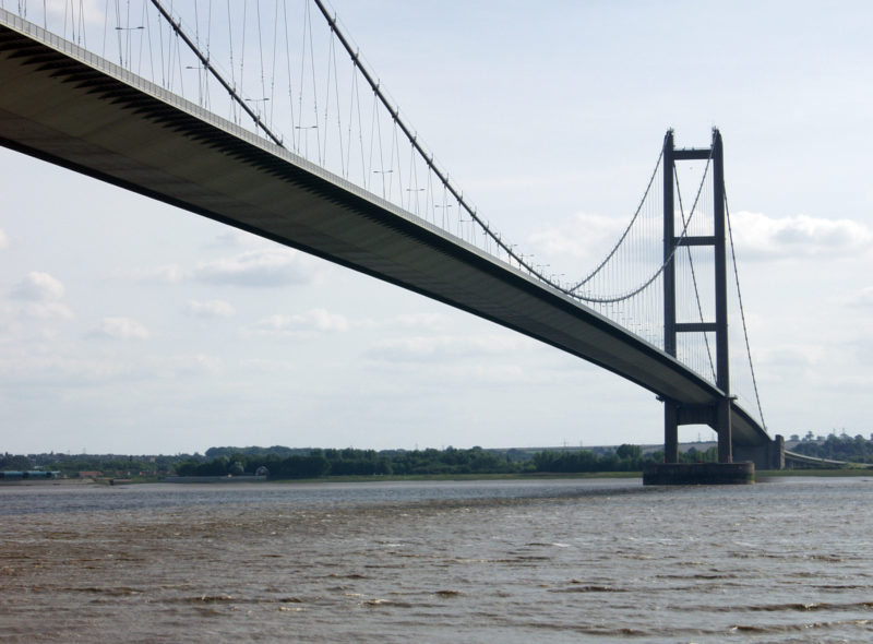 A view of the Humber Bridge